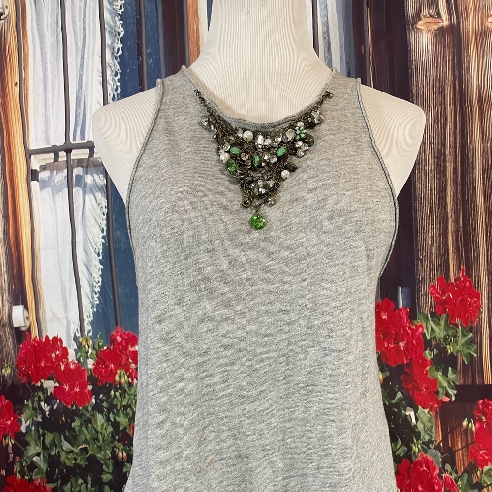 A&F Tank Top w/attached necklace